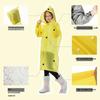 Regenmantel Wasserdichter Regenmantel Wasserdichter Poncho Baby-Regenmantel für Jungen Mädchen Gelber Regenmantel XYJ02