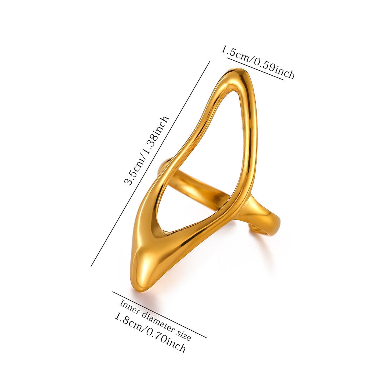 

Summer Beach Style Gold Color Open Rings Stainless Steel Starfish Seashell Palm Tree Anillos Waterproof Ring Jewelry For Women