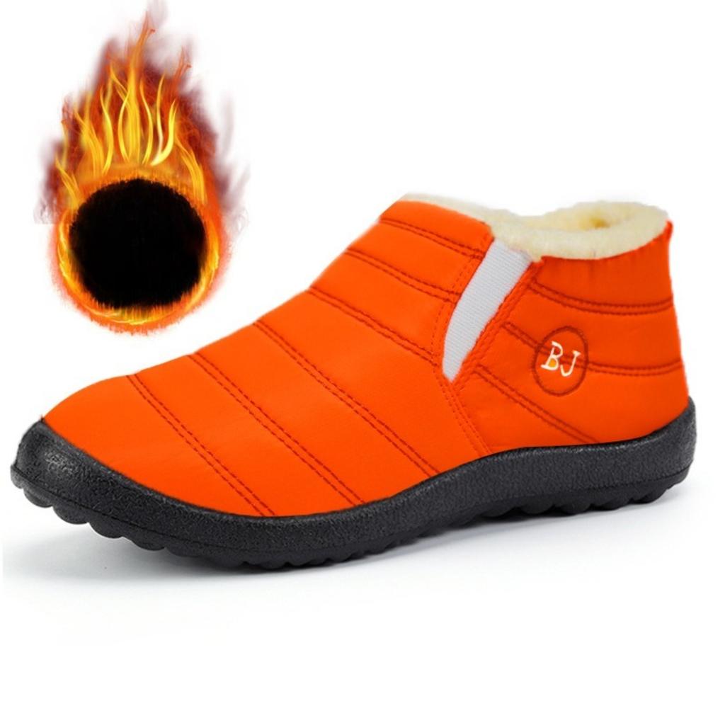 Herren- und Damen-, Wasserdicht, Baumwollstiefel, Schirmstoff, Schneestiefel, Warm, Niedrig geschnitten, Dicke Baumwollschuhe, Leichtgewicht, Damenstiefel