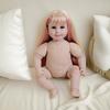 Silicone Doll Wig Set With Colorful Hair For Creative Play