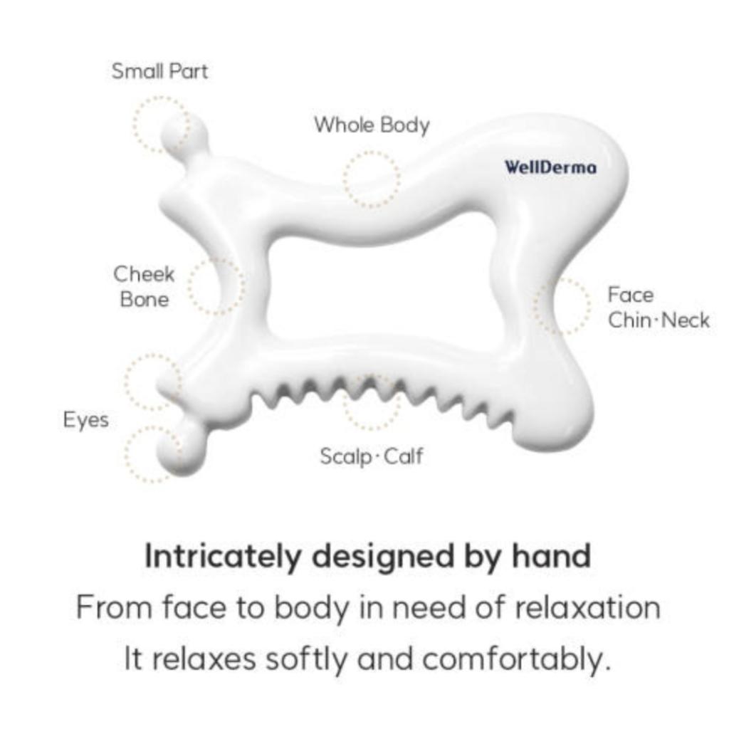 [WellDerma] Face & Body Ceramic Gua Sha