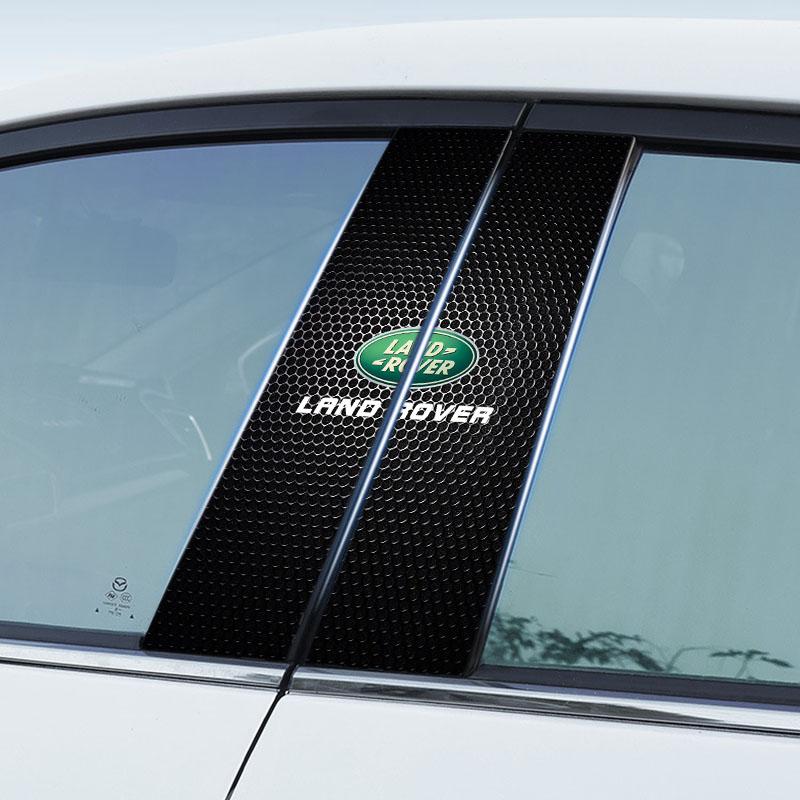 Car Emblem Center Pillar Sticker Auto Door Decorative Stickers for Land Rover SVR Emblem Freelander 3 SVR L320 L330 Defender Range Rover Evoque