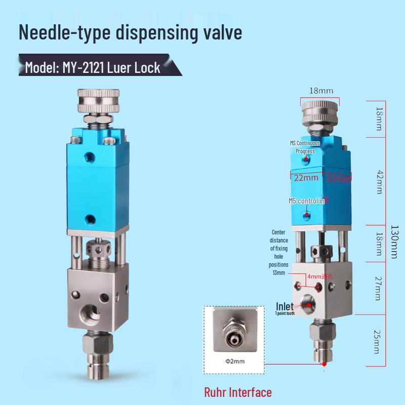 MY-2121 Luer Style Precision Dispensing Valve