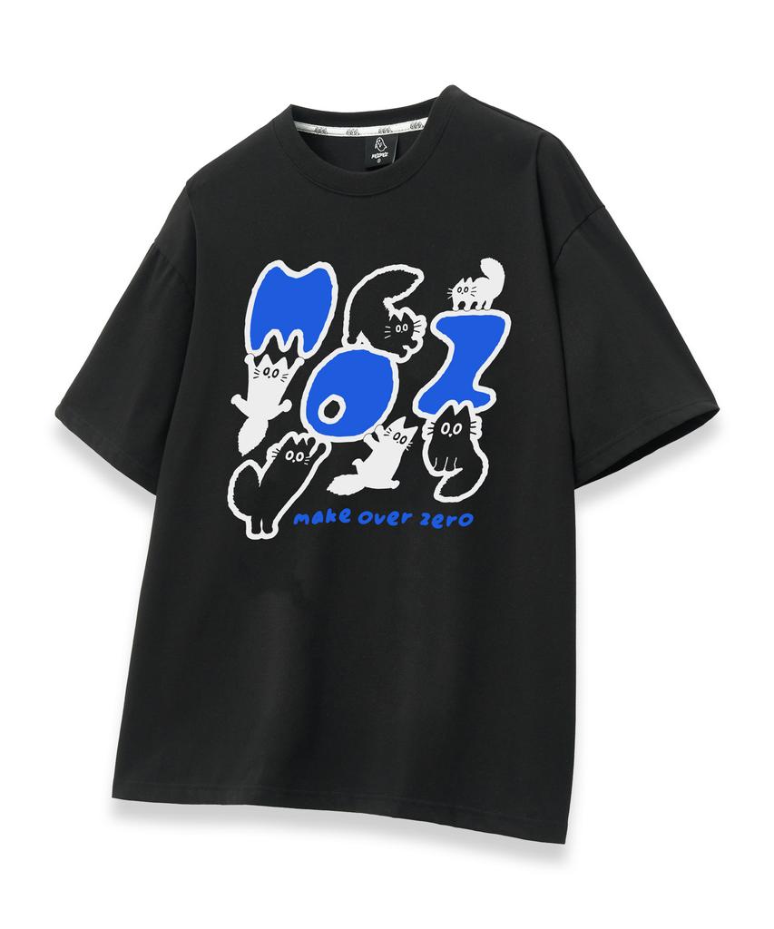 MOZMOZ [Set] Iconic Series Oversized Short Sleeve T-Shirt