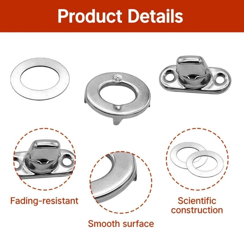 12Pcs Alloy Bags Fasteners Clasps Replacements Bag Hardware Accessories Anti Theft Luggage Buckles for Handbags Repair