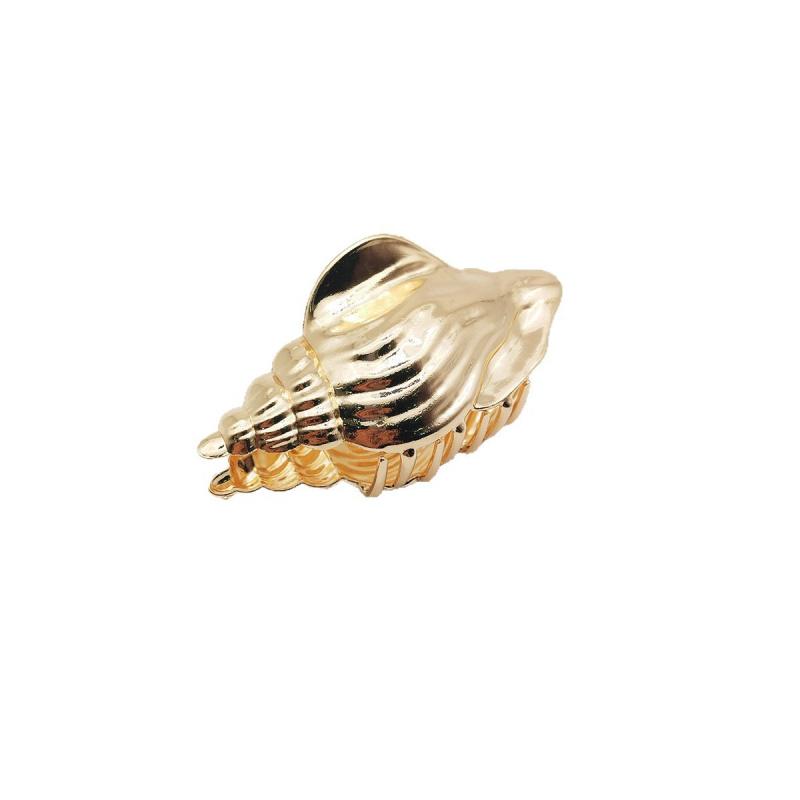 New Marine Wave Alloy Hair Clip European Style Bold Back Hair Pin Shark Clip