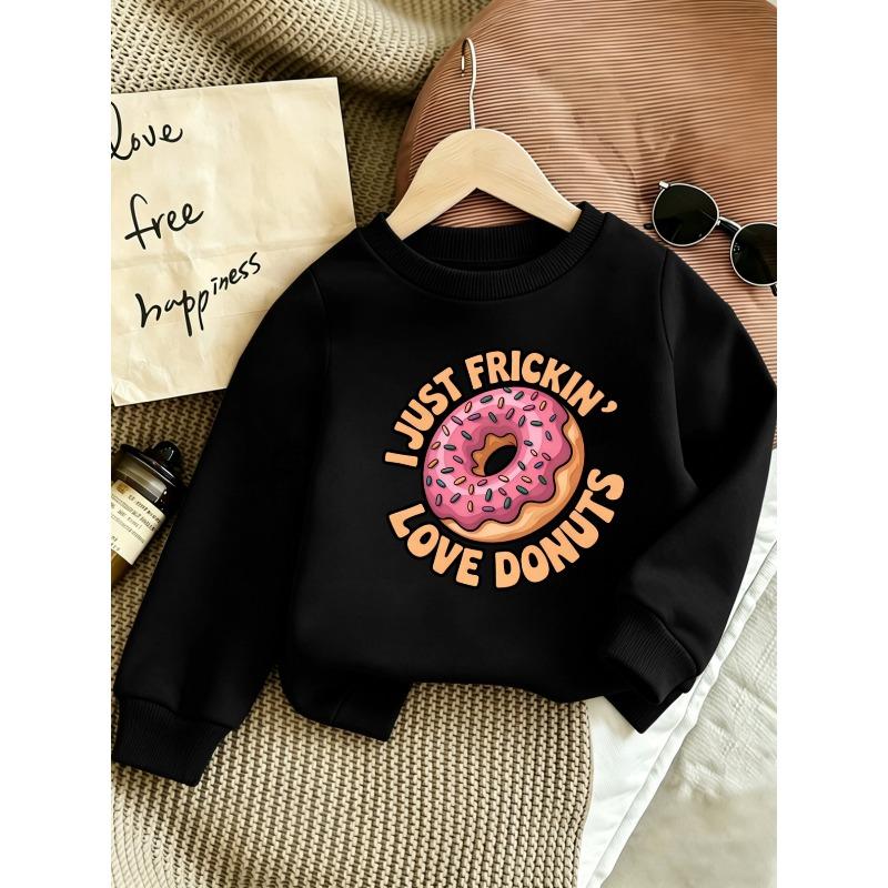 Kids Sweatshirt,Cute Fashion Printed Pattern ,Comfortable Spring Lightweight Crew Neck Sweatshirt Suitable for Outdoor Wear 110