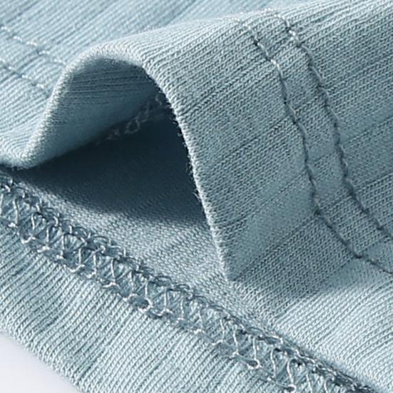 Men Boxer Underwear Elastic Mid-Waist Design U-Convex Shorts Briefs Patchwork Color Ribbed U-Convex Panties