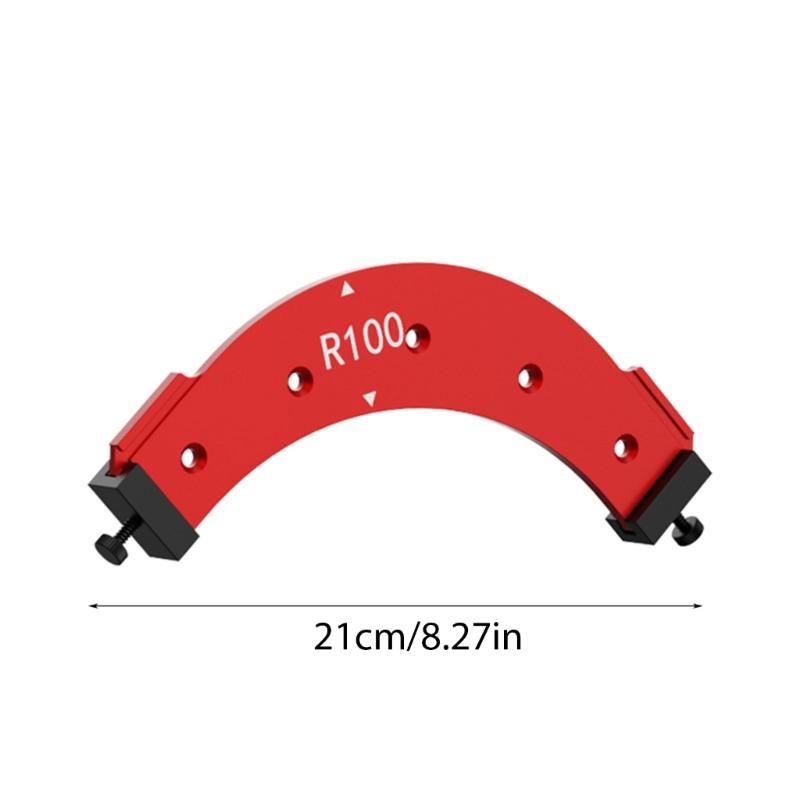 Woodworking Round Corner Radius Templates Cutting Templates Tool Routers Corner Radius Templates R100/R150/R200/R250/R300