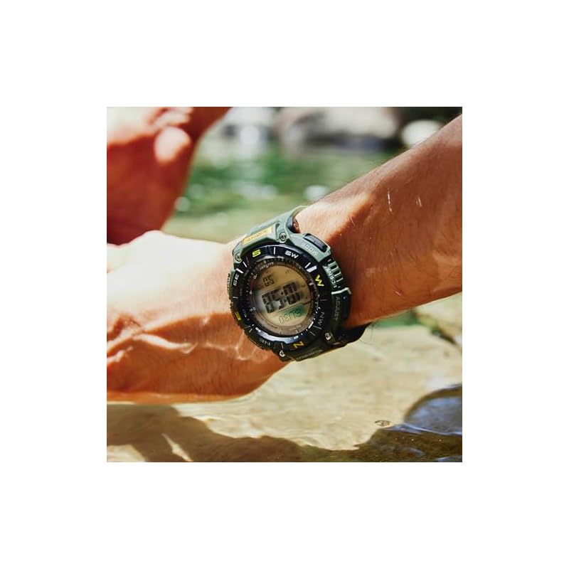 Casio Pro Trek Climber Line Solar Watch, Made with Biomass Plastic, PRG-340-3JF, Men's Khaki, Authentic Japanese Product