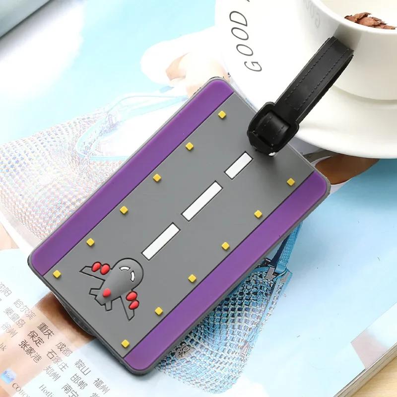Pvc Cute Luggage Tags Travel Creative Suitcase Tags Women Fashion Style Silicone Portable Travel Label Id Address Holder
