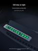 Premium Leather and Alloy Car Temporary Parking Sign with Concealable Phone Number Plate