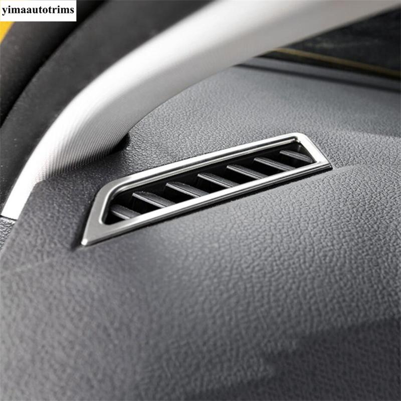 Dashboard Air AC Vent Outlet Frame Stickers Cover Trim For VW Volkswagen Polo - Stainless Steel Accessories Interior