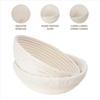 Round Bread Proofing Basket Linen Lining Bread Basket Sourdough Proofing Baske  Bread Making