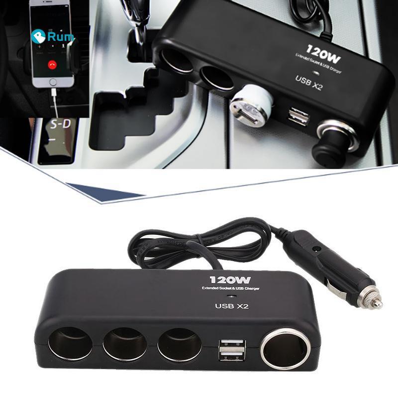 120W Auto Zigarettenanzünder Adapter - 4 USB Ports Mit PD QC3.0 Schnellladung