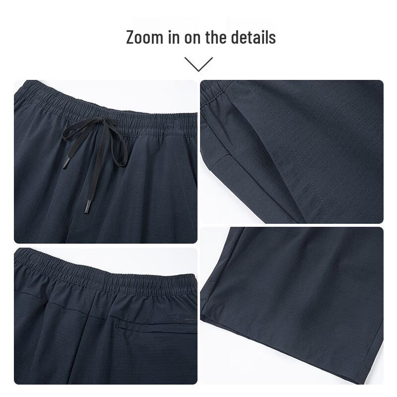 MONTAGUT Men's Textured Seersucker Casual Shorts