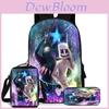 Marshmello Backpack Set Durable Versatile Stylish For School Travel
