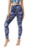 ASHLEY FIT Yoga Cropped Sports Perfect for Hot and Floral Print Women's Leggings, Moisture-Wicking, Quick-Drying, Stretchy, Length, High-Waisted,