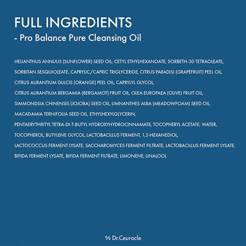 Dr.Ceuracle Pro Balance Pure Deep Cleansing Oil 155ml