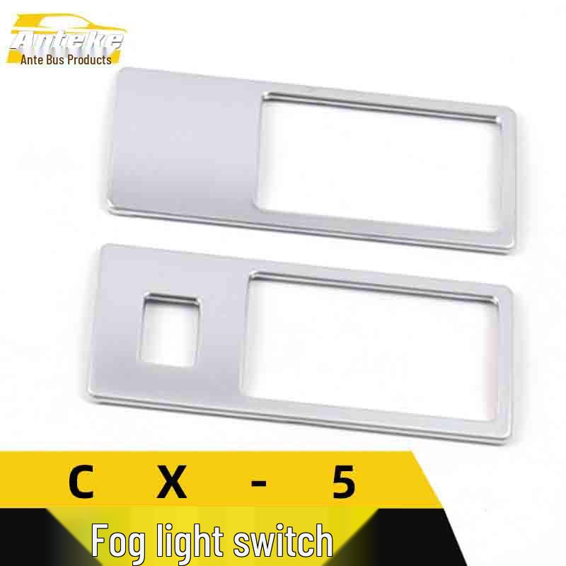 CX-5 Fog Light Switch Decorative Frame & Electroplated Sequin Sticker Accessory