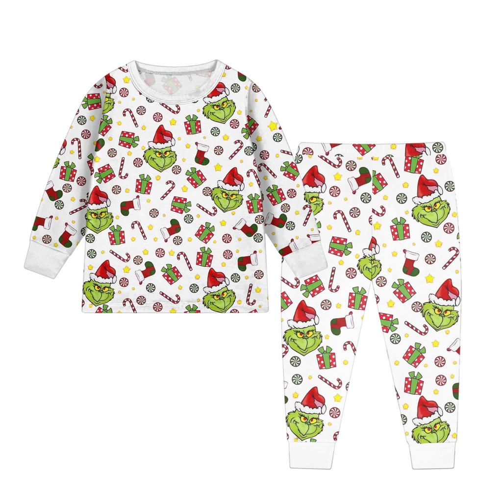 Children's Fashion Suit Skirt Round Neck Long Sleeve Top Pants