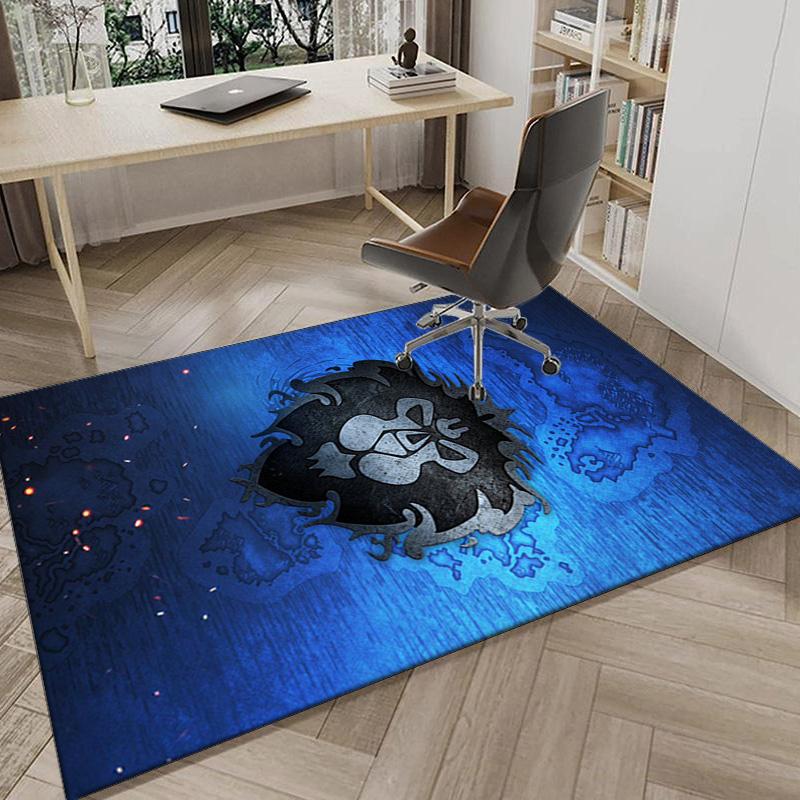 Warcraft Game Carpet, Chair Rug,Rug for Office Bedroom Living Rooms, Doormat Decor Fan Gift Christmas Gift