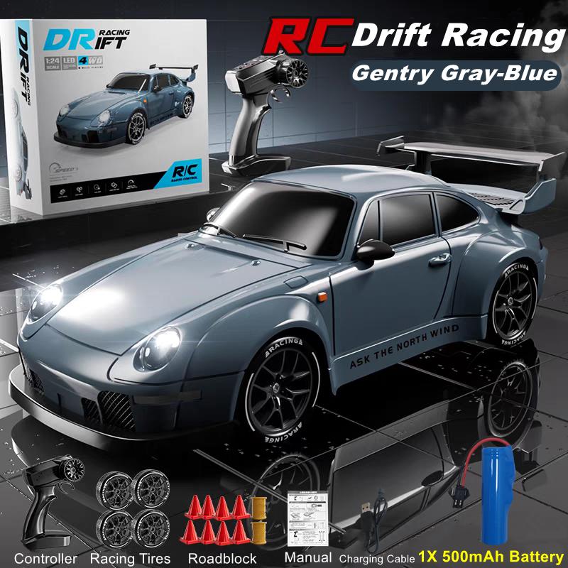 Rc Drift Car Remote Control Race Cars With Led Lights Professional High Speed 4x4 Racing Vehicle Model Toys Gifts For Kids