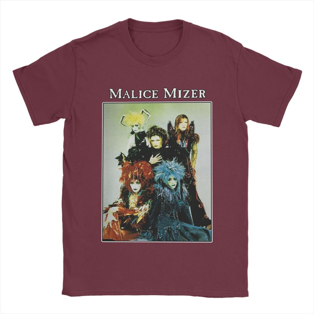 MALICE MIZER T Shirt Men's Cotton Crazy T-Shirts Crew Neck Era Band Tee Shirt Short Sleeve Clothing Birthday Gift