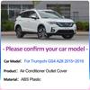 Para Trumpchi GS4 EV PHEV A28 A32 2015~2019 Tampa de saída de ar do carro sob o assento traseiro Ventilação Condicionador Acessórios interiores