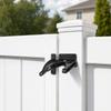 2pcs Carbon Steel Self Locking Gate Latch Adjustable Heavy Duty Gate Latch  Wooden Fence