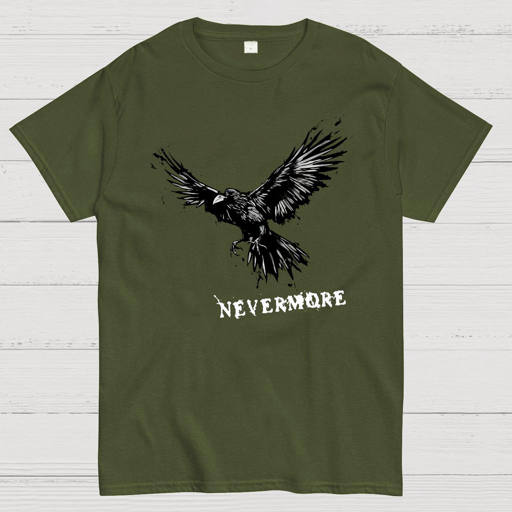 Nevermore Eagle Cotton Summer Casual Cool Loose T-Shirt