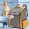 Large Capacity Cat Backpack Breathable Pet Travel Backpack Foldable Shoulder Bag for Cats