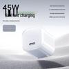 45W Fast Charger for iPhone 16 Pro Max & Apple Devices: 15 Gallium Nitride