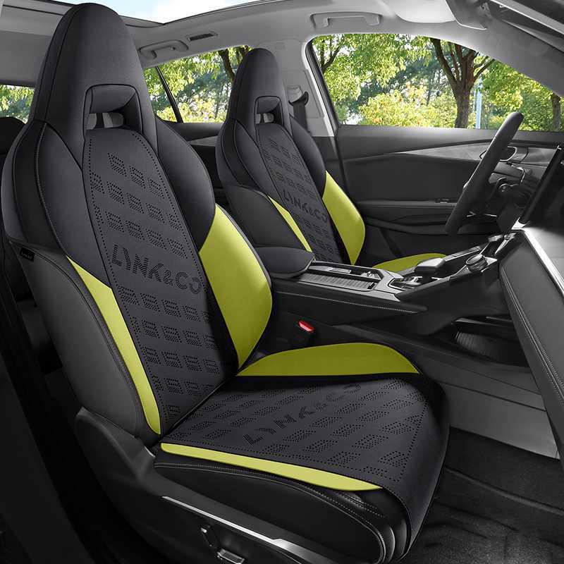 Suede All-Season Semi-Enclosed Saddle Seat Cushion for Lynk & Co 06