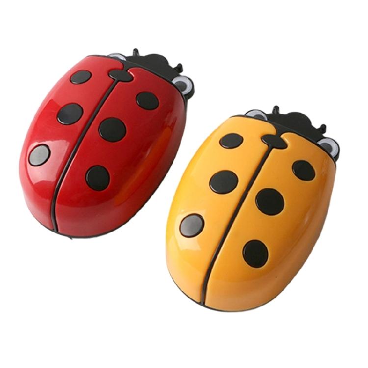 Ladybugs Magnetic Pen Holders for Refrigerator Magnetic Storage Box Marker Holders Kitchen Container
