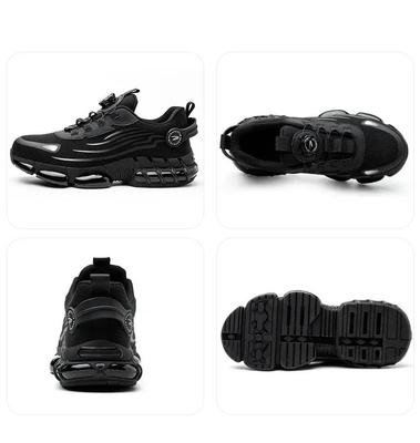 Indestructible Men's Work Shoes Steel Toe Puncture Resistant Safety Shoes Safe Comfortable Sneakers Men's Safety Boots