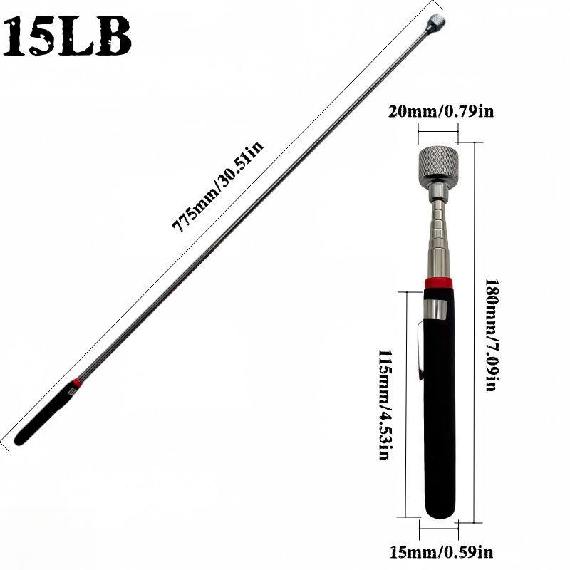 Xinmu Tian Retractable Magnetic Pickup Tool for Metal and Screws