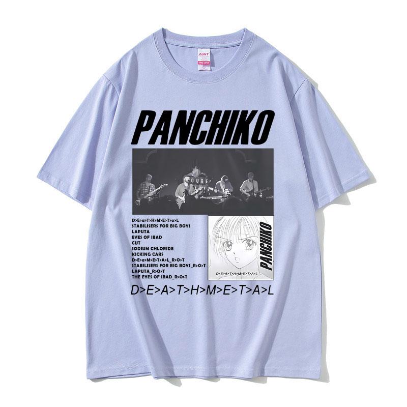 Panchiko DEATHMETAL Album Graphic Print Tshirts Unisex Women Vintage Casual Cotton T Shirts Male Rock Music Band Oversized Tshirt