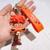 Anime Inside Out 2 Keychain Cartoon Cute Joy Sadness Anger Fear Doll Figure Keyring Schoolbag Lanyards Pendent Christmas Gift