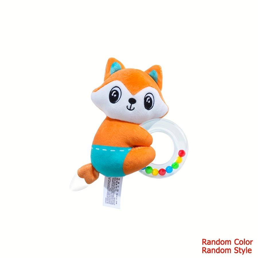 

Youngsters Soft Rattles Shaker, Youngsters Developmental Hand Grip Toys, Cute Stuffed Animal Toys with Sound for 0-3 Years