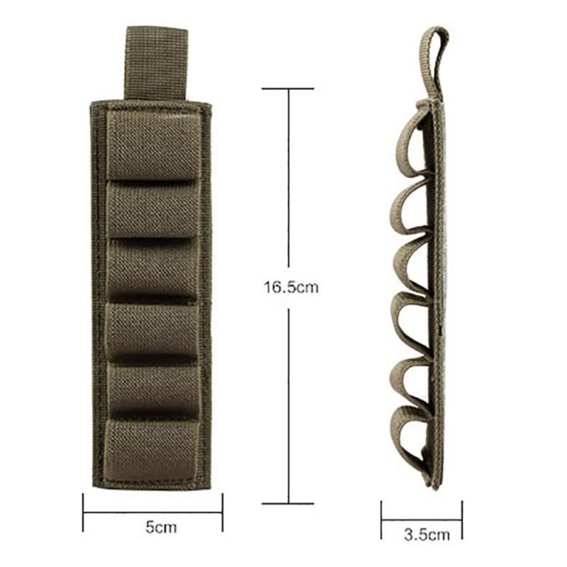 Taktische Airsoft Magazintasche Jagd Hinterschaft Patronen Munitionsträger Halter 6 Schuss 12Ga 20Ga  Gaine Gewehr Magazintasche