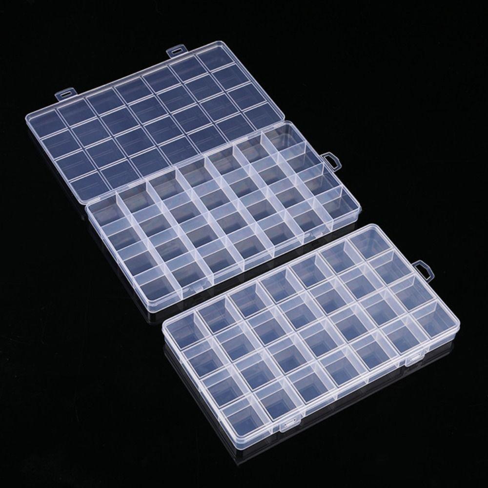 PP Plastic Large-capacity Finishing Box Transparent Transparent Organizer Box Necklace