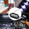 LED Side Marker License Plate Light 6 LED White Light for Truck Trailer Tail 12-24V Waterproof Clearance Light Universal
