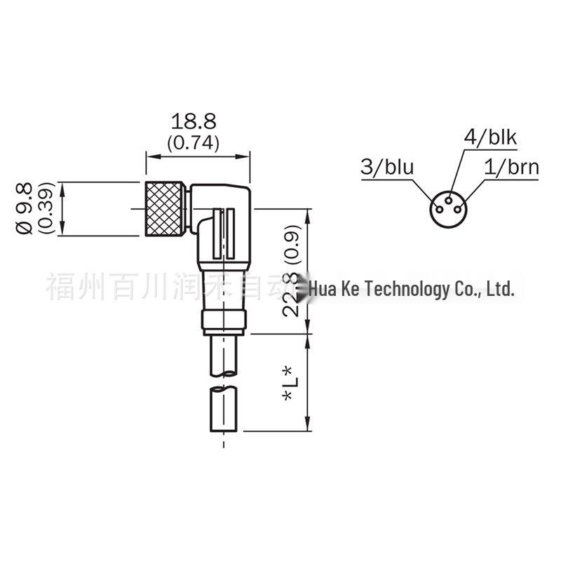 Sick Sensor Plug & Cable Model DOL-0803-W05M (6022010) - Brand New Original In Stock DOL-0803-W05M