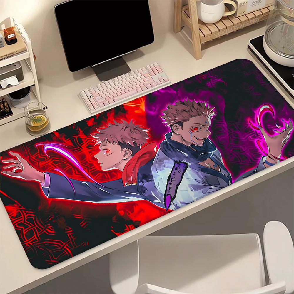 JJujutsu KKaisen Ryomen Sukuna Anime XXL Gaming Mouse Pad Desk Mat Non Slip Rubber Base Smooth Surface Laptop PC Accessories