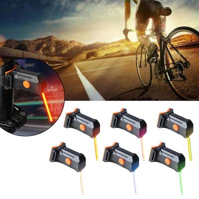 פנס אחורי לאופניים עבור מוט מושב USB התראת בטיחות נטענת LED אחורית מנורת אזהרה עם מצבי תאורה מרובים עמיד למים.