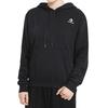 Converse Sweatshirts Women's Black Hooded Thickened Regular 10020872-A01