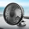 Fan For Car Rechargeable 12V Fans Car Fan Portable Fan Suction Cup USB Powered Air Circulation Fan 360 Degree Rotation Vehicle
