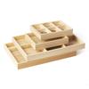 Wooden Jewelry Display Tray Multi-grid Stackable Card Box Jewelry Storage Box