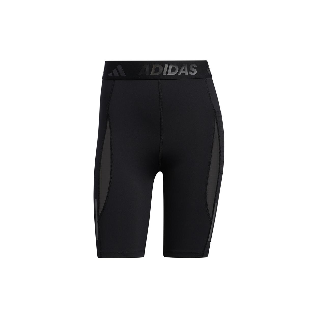 (WMNS) adidas Techfit HEAT.RDY Short Tights Asia Sizing Black Women s GR8241 XXL
